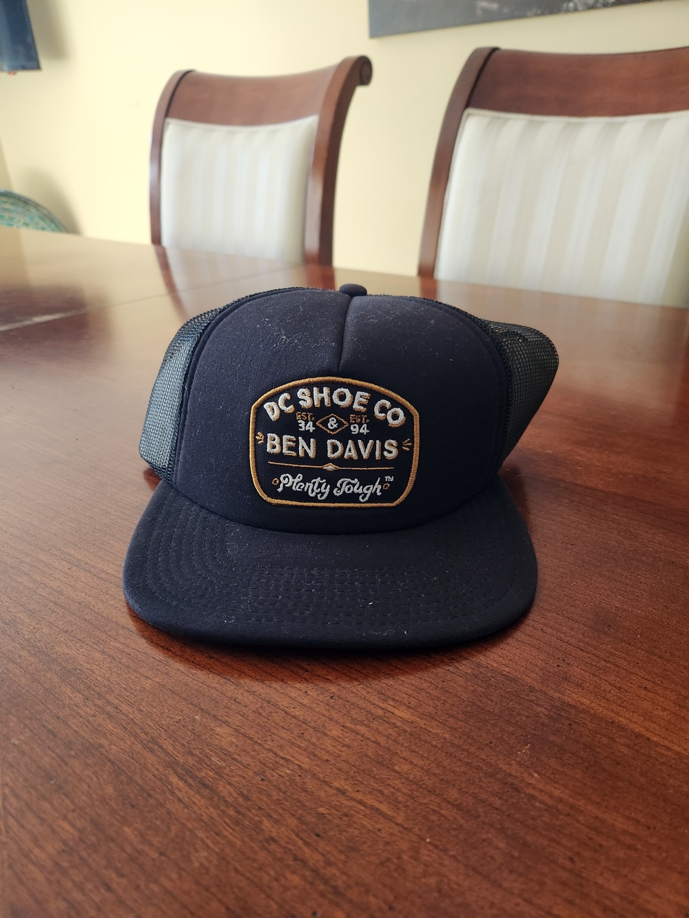 New DC Ben Davis Navy and Black Trucker Hat